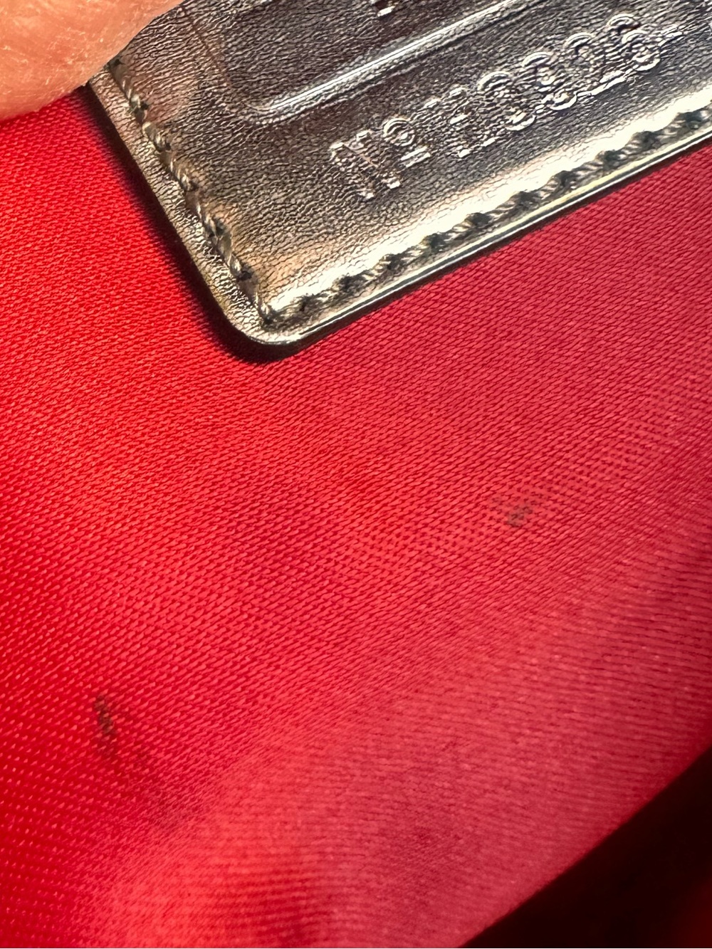 Authentic COACH Poppy Plaid Black and Red Handbag - Picture 6 of 6